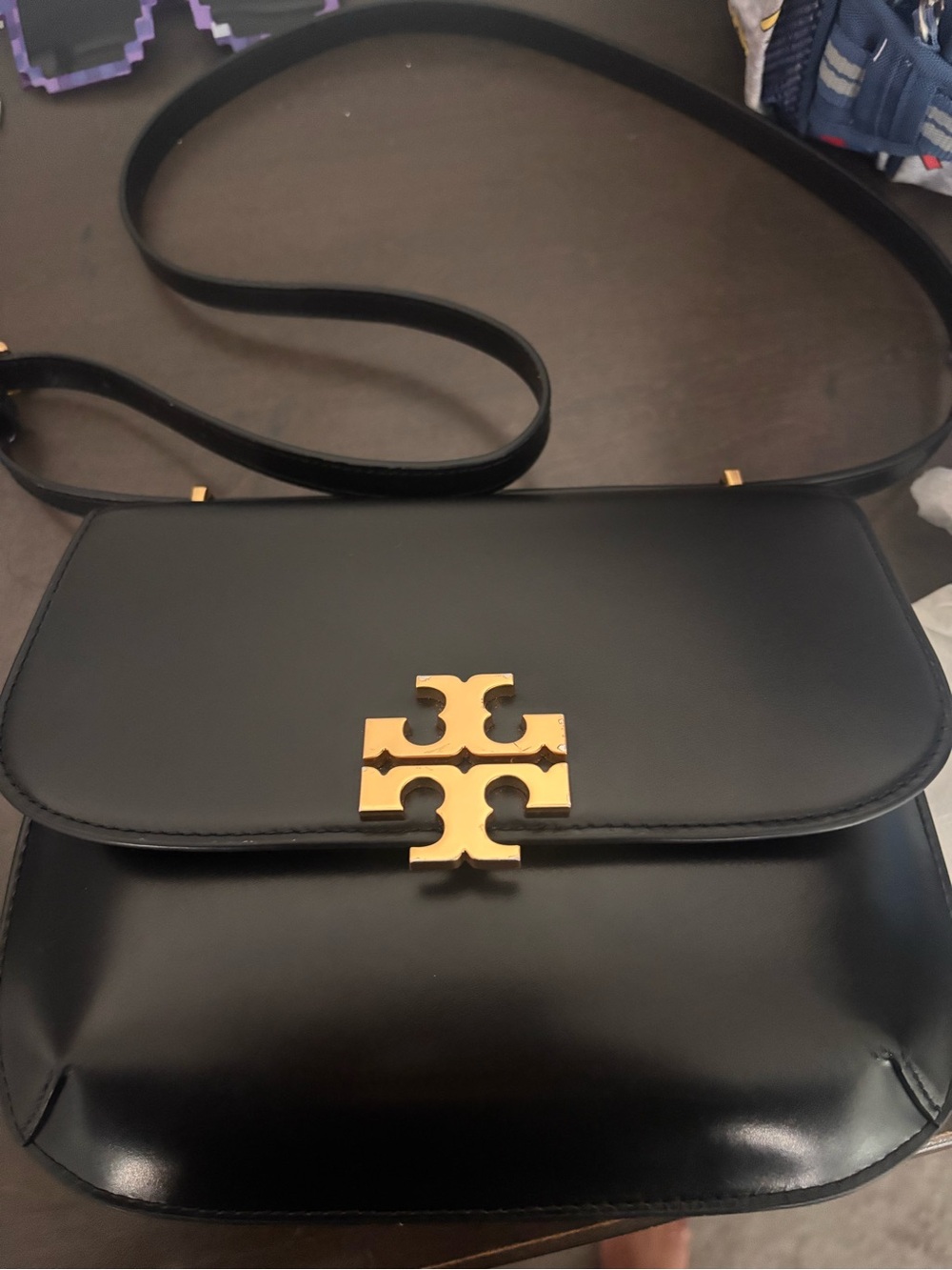 Tory Burch Eleanor Slim Saddlebag - Picture 1 of 4